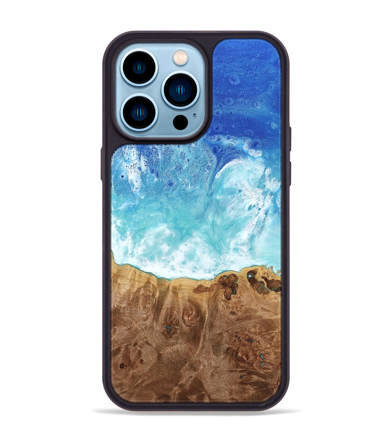 iPhone 14 Pro Max Wood Phone Case - Ofelia (Coastal, 735608)