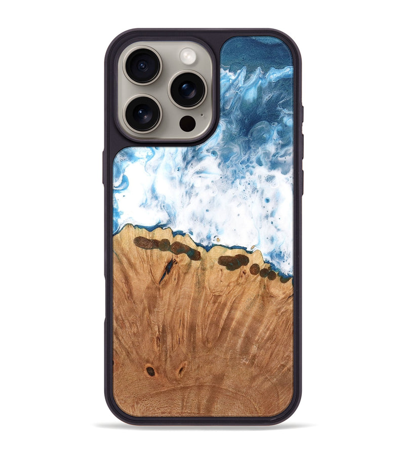 iPhone 16 Pro Max Wood Phone Case - Lalitha (Coastal, 735682)