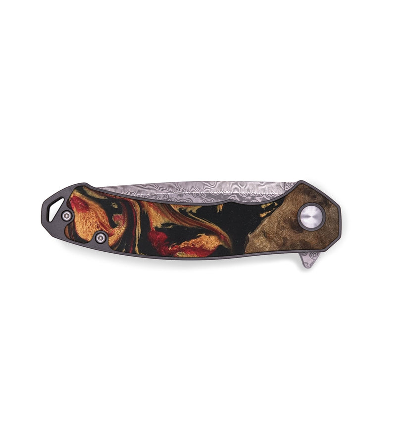 EDC Wood Pocket Knife - Kitson (Red, 735809)