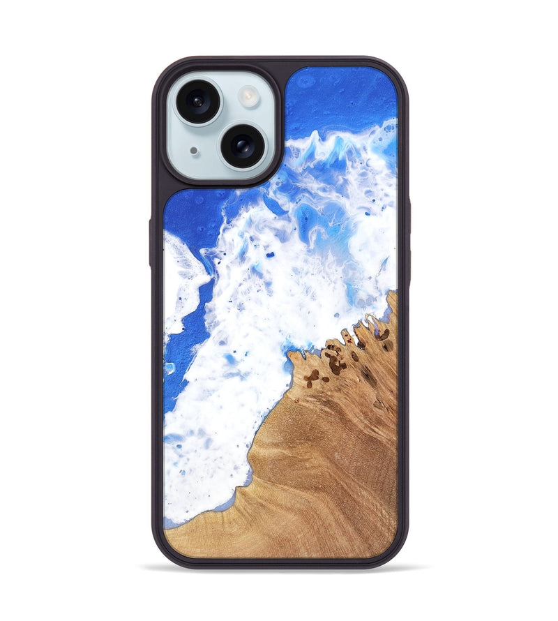 iPhone 15 Wood Phone Case - Nerty (Coastal, 735821)
