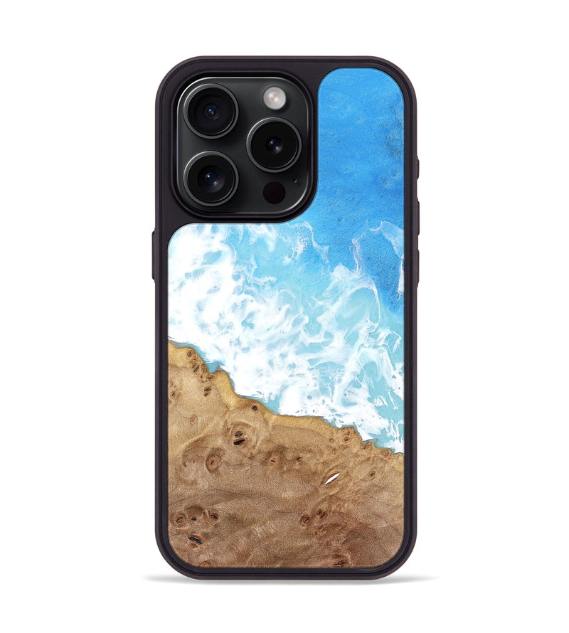 iPhone 15 Pro Wood Phone Case - Renee (Coastal, 735849)