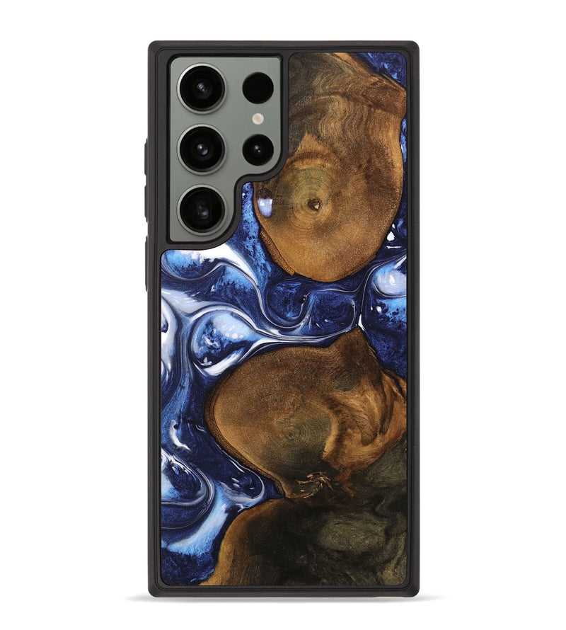 Galaxy S23 Ultra Wood Phone Case - Gerardo (Blue, 735909)