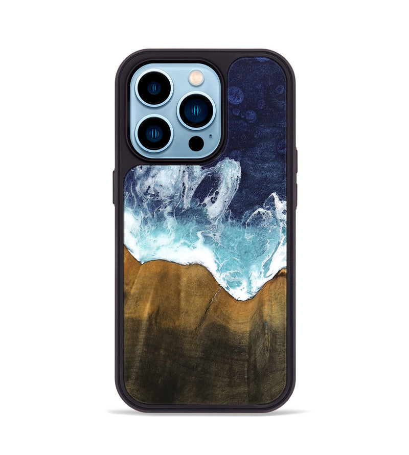 iPhone 14 Pro Wood Phone Case - Mendel (Coastal, 735963)