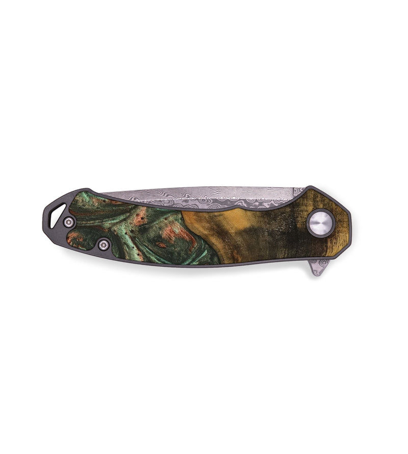 EDC Wood Pocket Knife - March (Green, 736201)