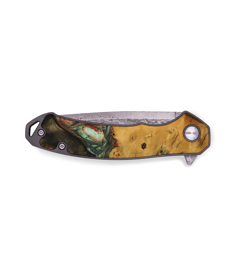 EDC Wood Pocket Knife - Dewitt (Green, 736244)
