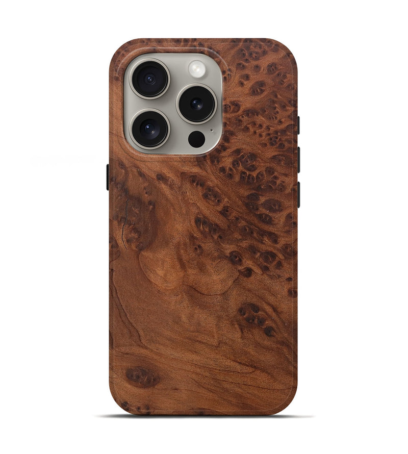 iPhone 16 Pro Wood Live Edge Phone Case - Kieth (Wood Burl, 736334)