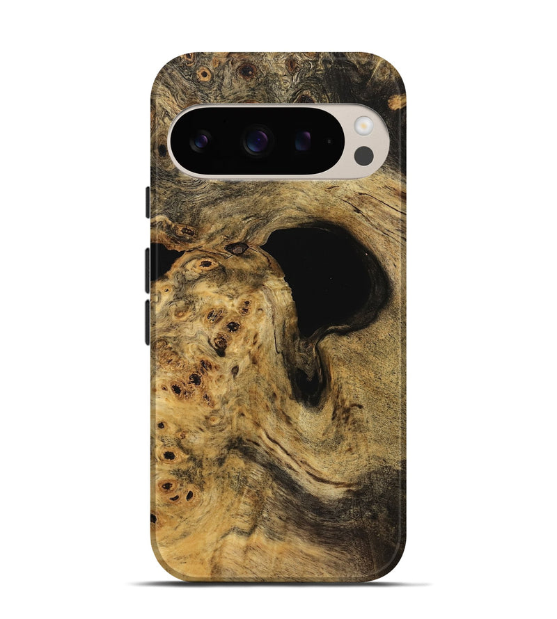 Pixel 9 Pro Wood Live Edge Phone Case - Mettie (Wood Burl, 736339)