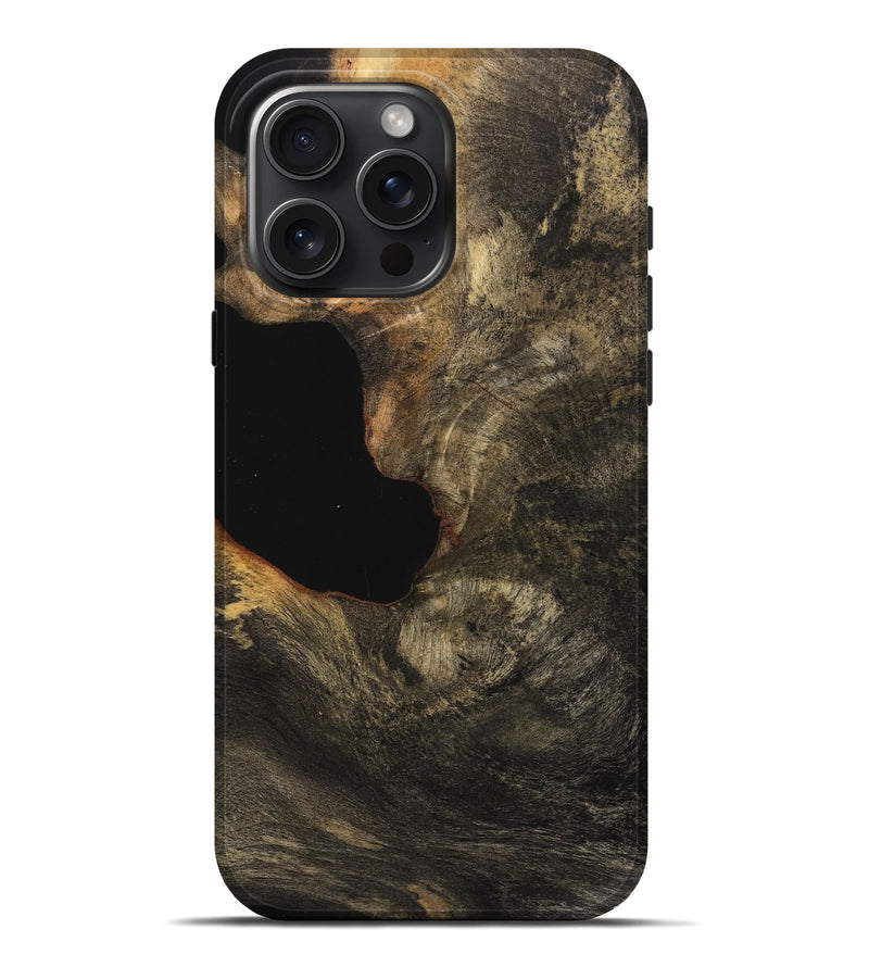 iPhone 16 Pro Max Wood Live Edge Phone Case - Osmond (Wood Burl, 736343)