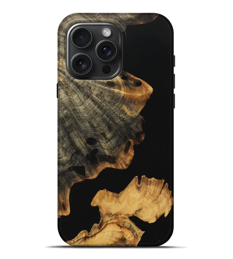 iPhone 16 Pro Max Wood Live Edge Phone Case - Classie (Wood Burl, 736352)