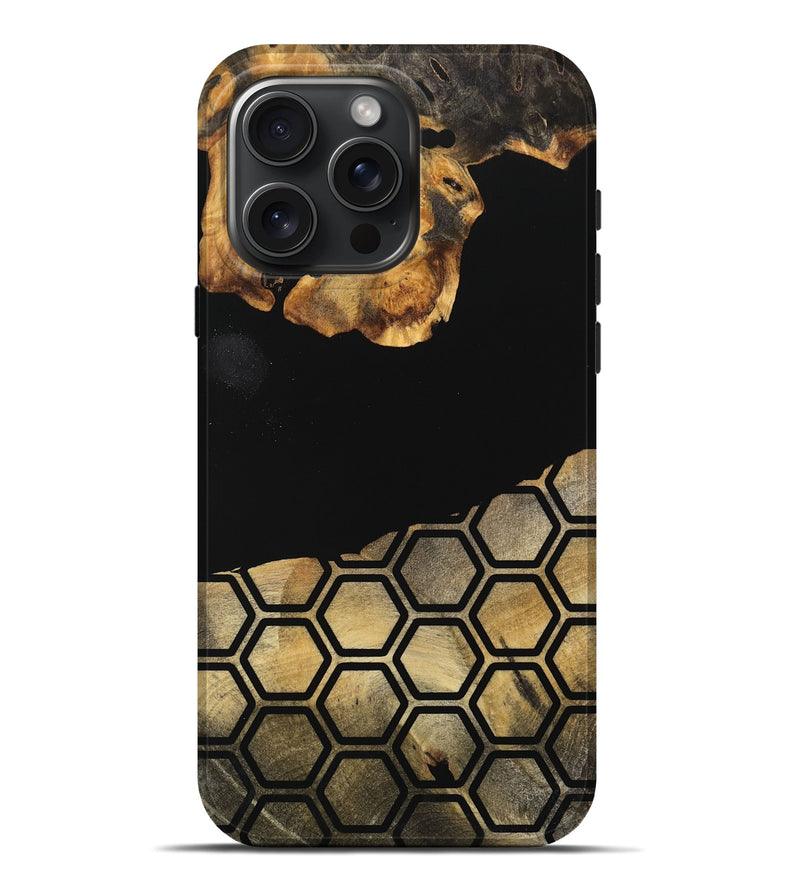 iPhone 16 Pro Max Wood Live Edge Phone Case - Deion (Pattern, 736389)