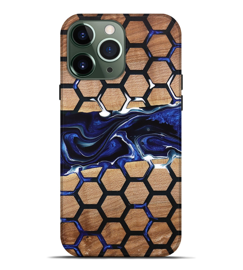 iPhone 13 Pro Max Wood Live Edge Phone Case - Blas (Pattern, 736526)