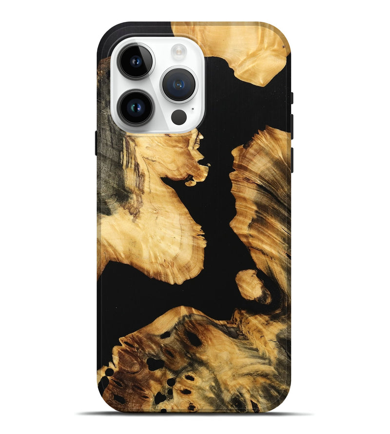 iPhone 15 Pro Max Wood Live Edge Phone Case - Roxann (Wood Burl, 736572)