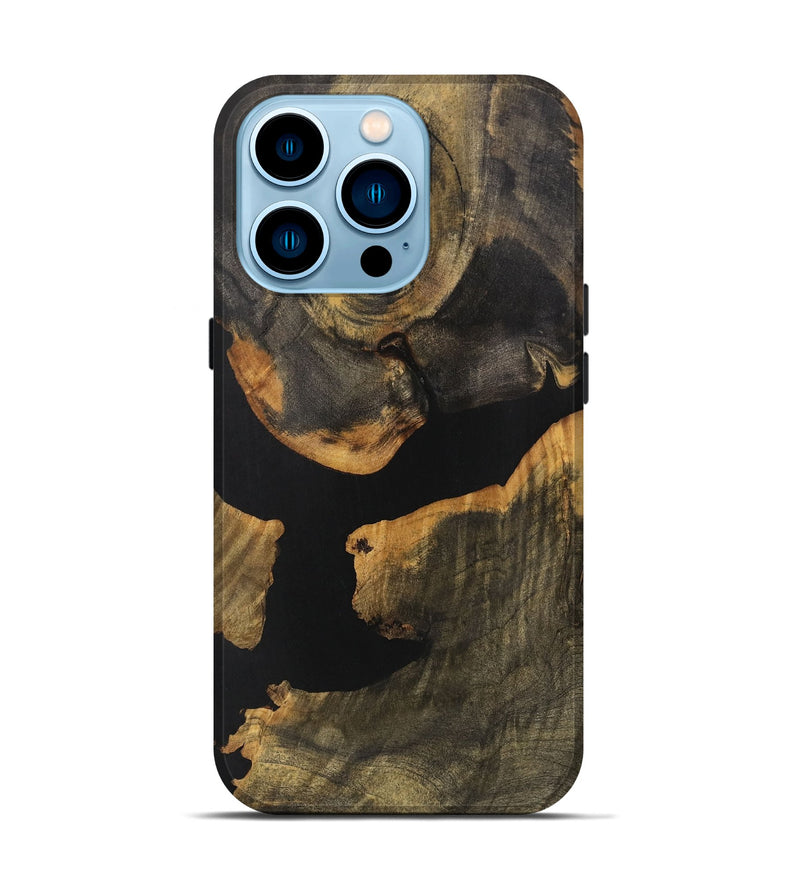 iPhone 14 Pro Wood Live Edge Phone Case - Gladis (Wood Burl, 736573)