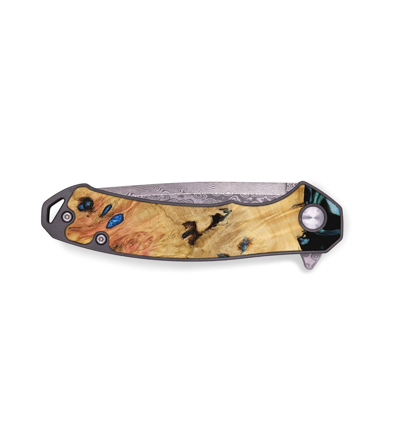 EDC Wood Pocket Knife - Ardie (Blue, 736599)