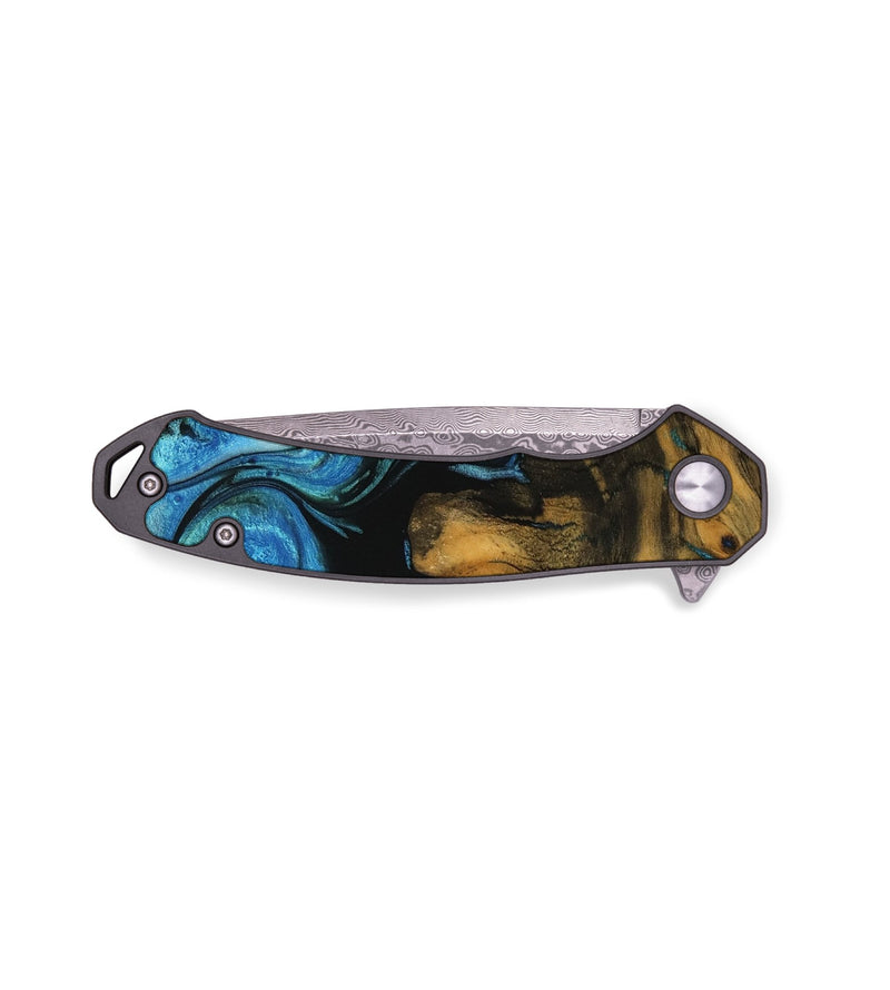 EDC Wood Pocket Knife - Gorden (Blue, 736603)