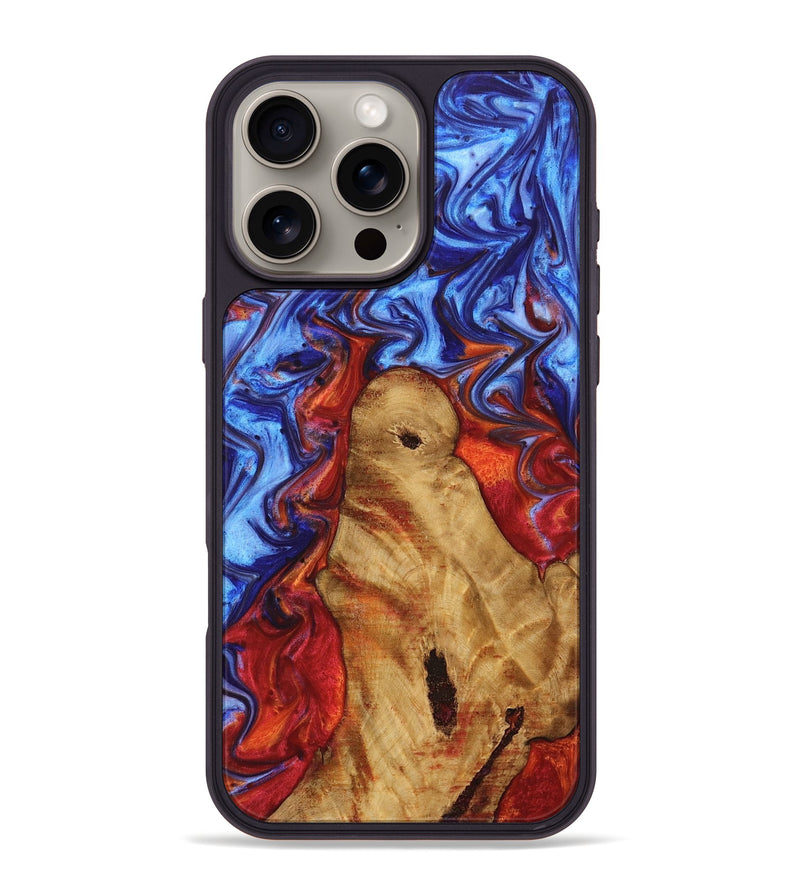 iPhone 16 Pro Max Wood Phone Case - Deontae (Fire & Ice, 736766)