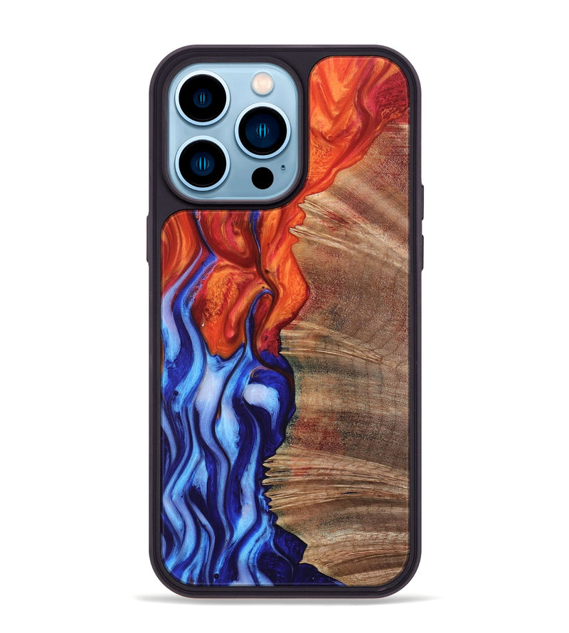 iPhone 14 Pro Max Wood Phone Case - Gurdip (Fire & Ice, 736772)