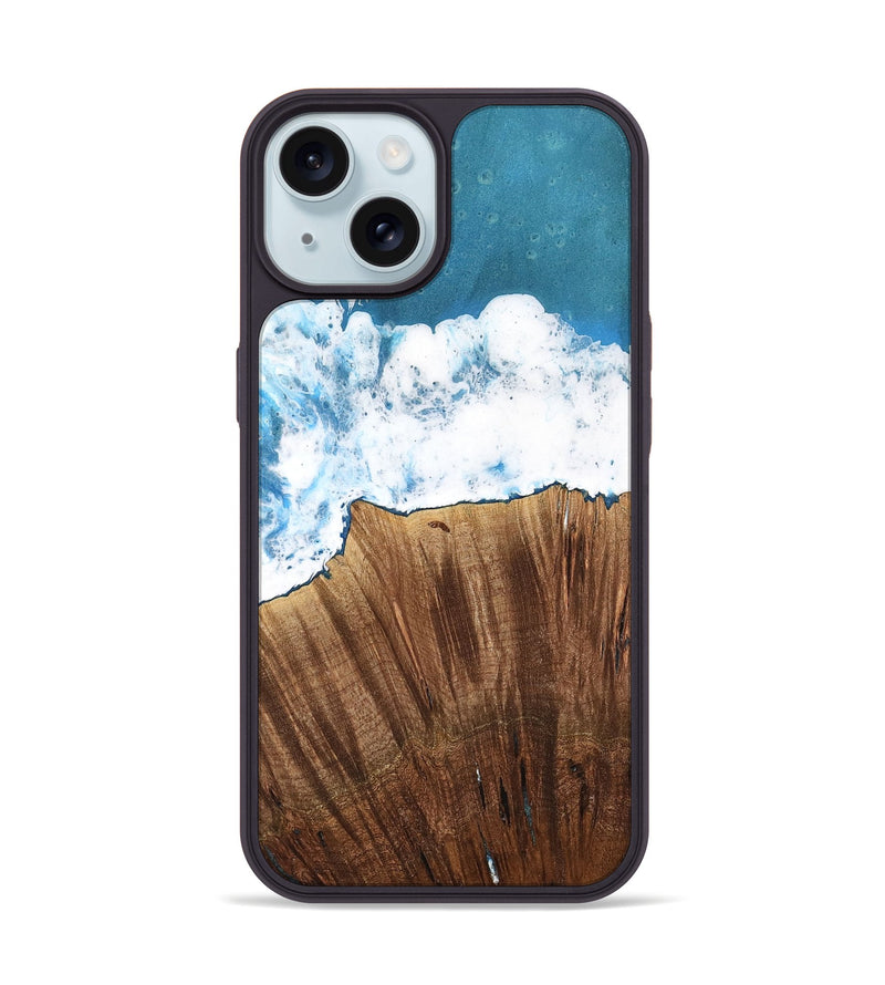 iPhone 15 Wood Phone Case - Tawny (Coastal, 736785)