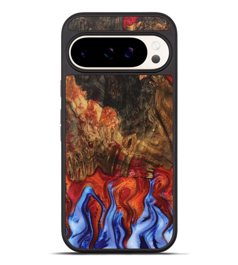Pixel 9 Pro XL Wood Phone Case - Regan (Fire & Ice, 736808)