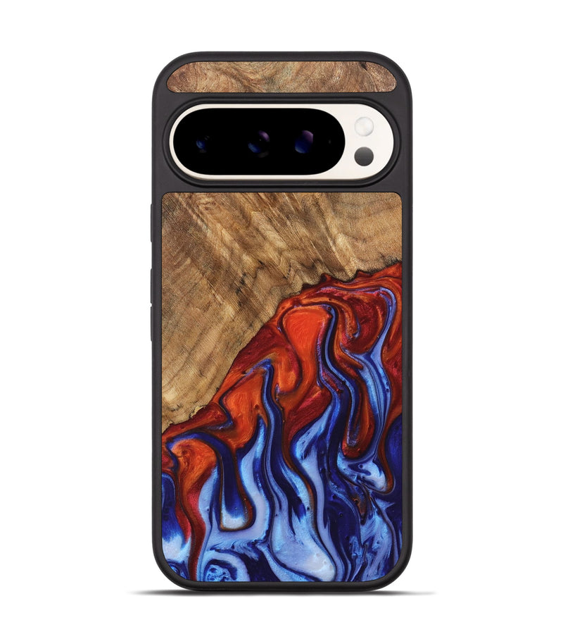 Pixel 9 Pro Wood Phone Case - Sucha (Fire & Ice, 736812)