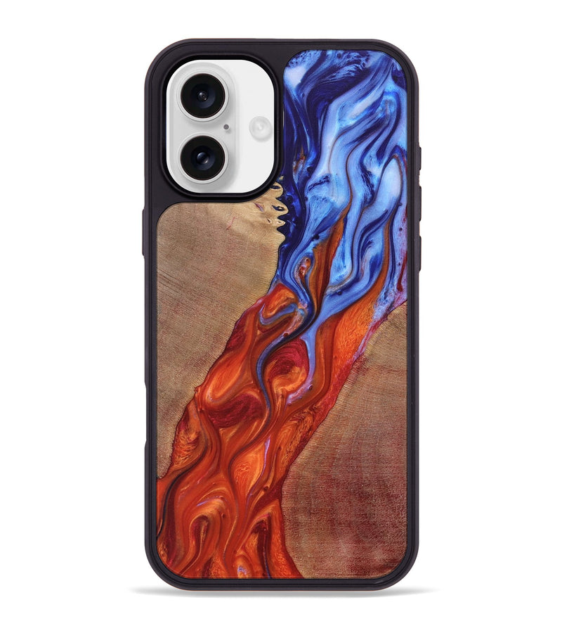 iPhone 16 Plus Wood Phone Case - Zoel (Fire & Ice, 736813)