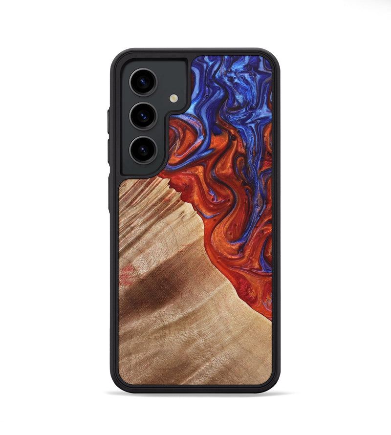 Galaxy S24 Wood Phone Case - David (Fire & Ice, 736816)