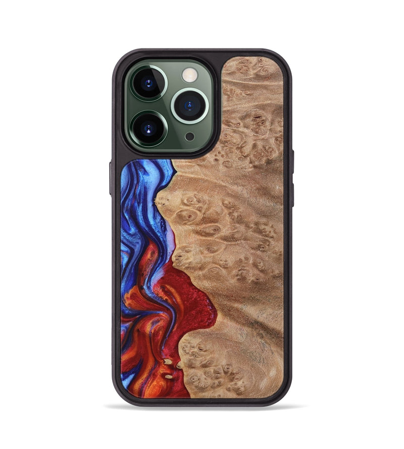 iPhone 13 Pro Wood Phone Case - Marthe (Fire & Ice, 736817)