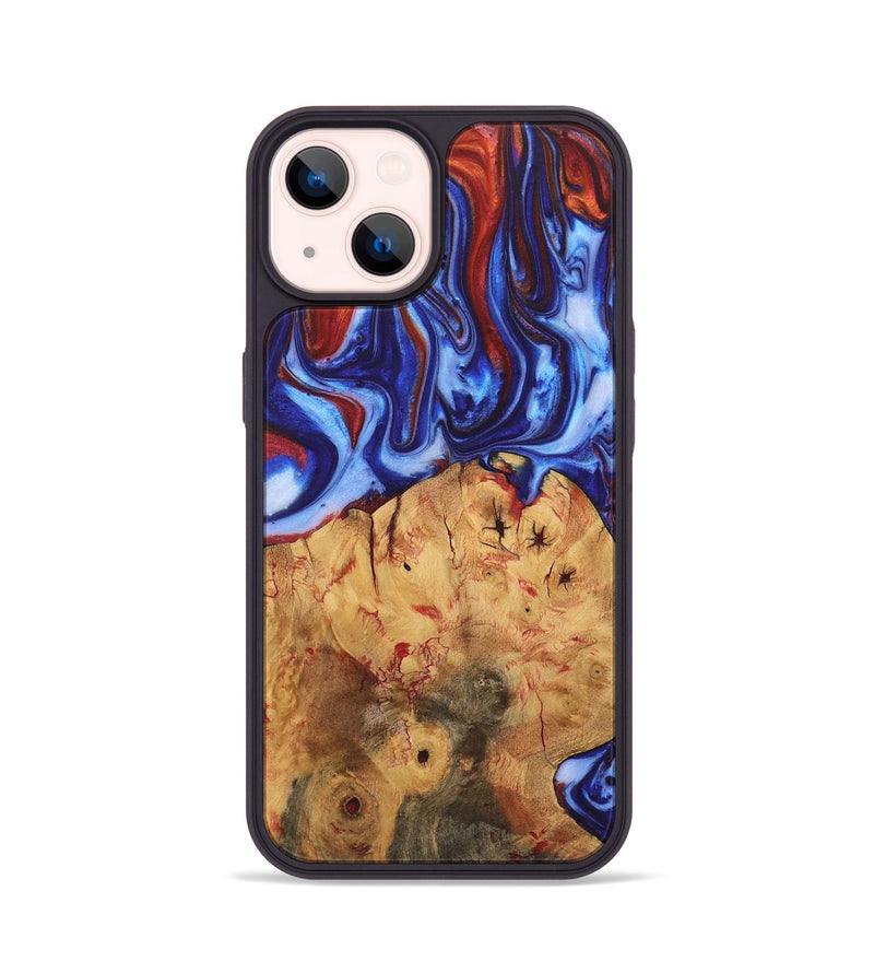 iPhone 14 Wood Phone Case - Rajeev (Fire & Ice, 736881)
