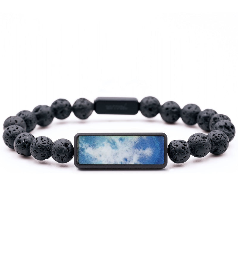 Lava Bead ResinArt Bracelet - Enrique (Coastal, 736885)