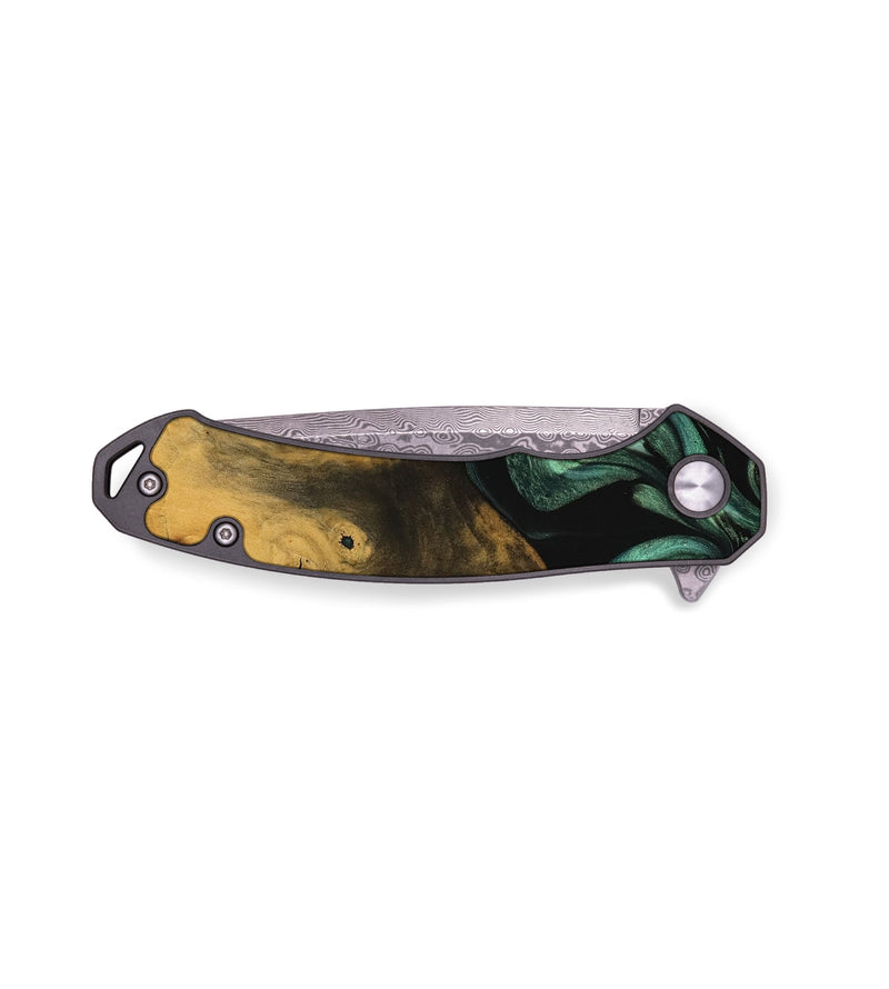 EDC Wood Pocket Knife - Makam (Green, 736916)