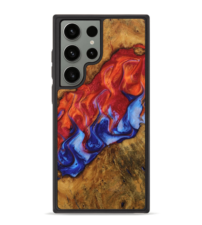 Galaxy S23 Ultra Wood Phone Case - Amberly (Fire & Ice, 736956)