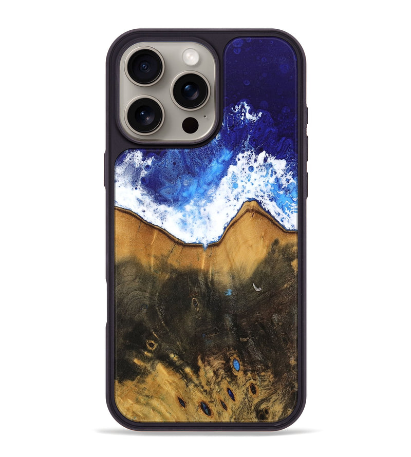 iPhone 16 Pro Max Wood Phone Case - Ceciley (Coastal, 736961)