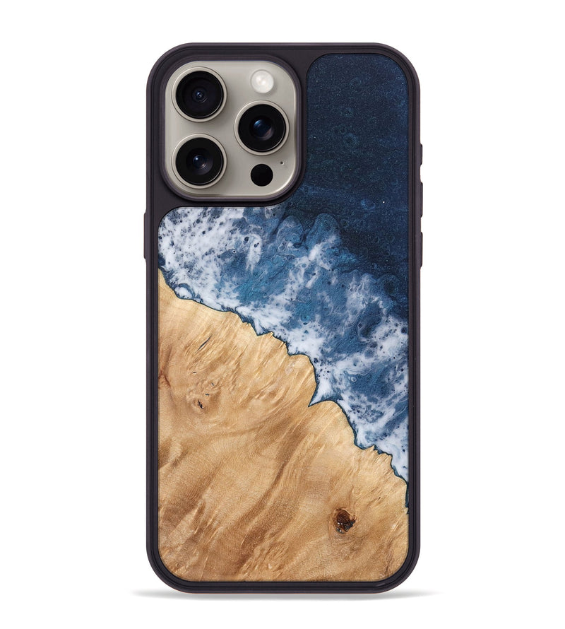iPhone 15 Pro Max Wood Phone Case - Devinne (Coastal, 736963)