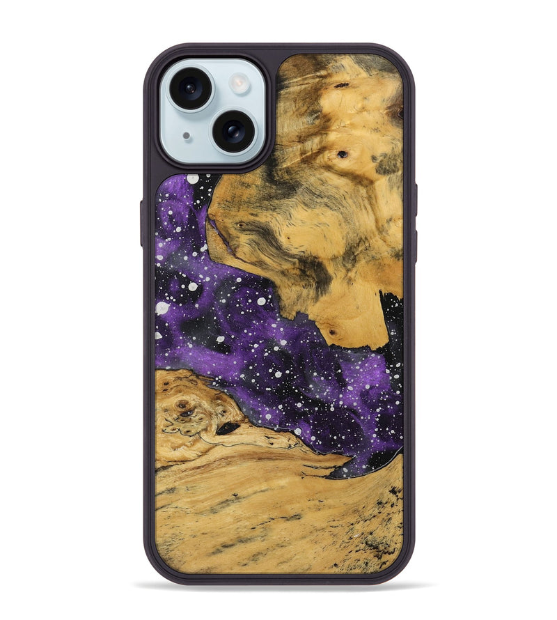 iPhone 15 Plus Wood Phone Case - Kanye (Cosmos, 737023)