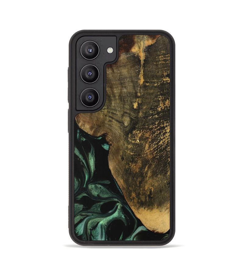 Galaxy S23 Wood Phone Case - Sandhya (Green, 737084)
