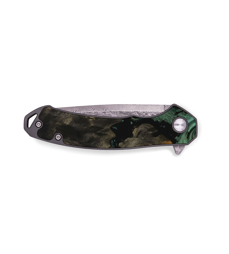 EDC Wood Pocket Knife - Isabeau (Green, 737110)