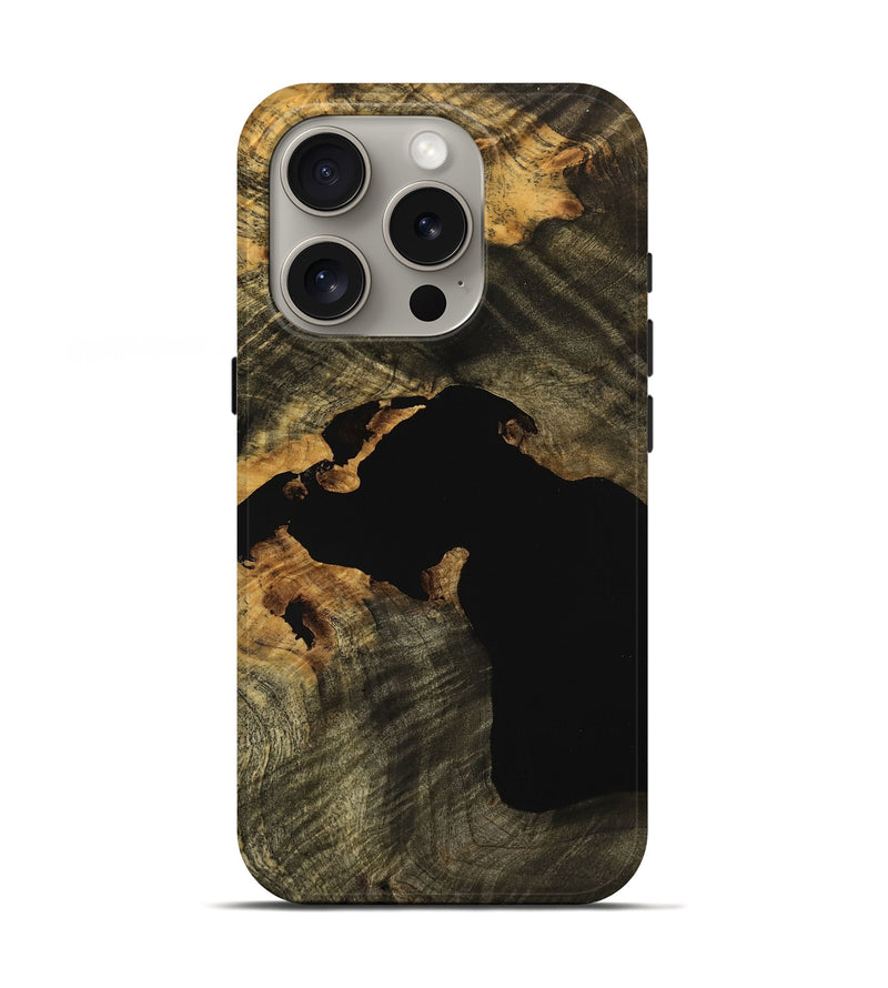 iPhone 16 Pro Wood Live Edge Phone Case - Yodha (Wood Burl, 737330)