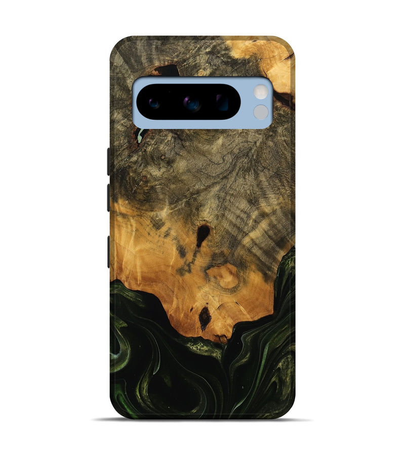 Pixel 8 Pro Wood Live Edge Phone Case - Nanny (Green, 737360)