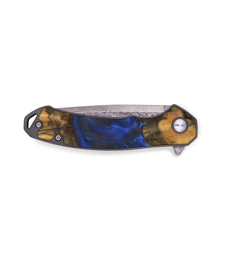 EDC Wood Pocket Knife - Gokal (Blue, 737383)