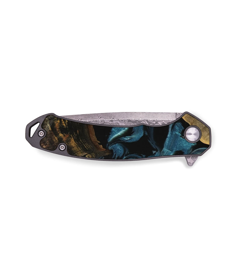 EDC Wood Pocket Knife - Josue (Blue, 737391)