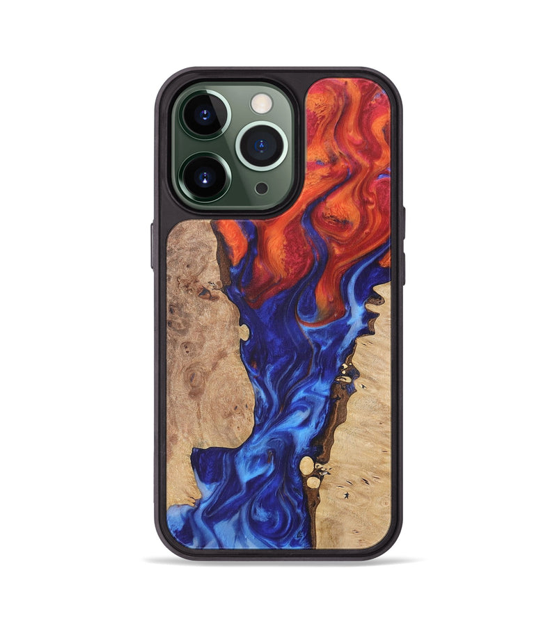iPhone 13 Pro Wood Phone Case - Ella (Fire & Ice, 737471)
