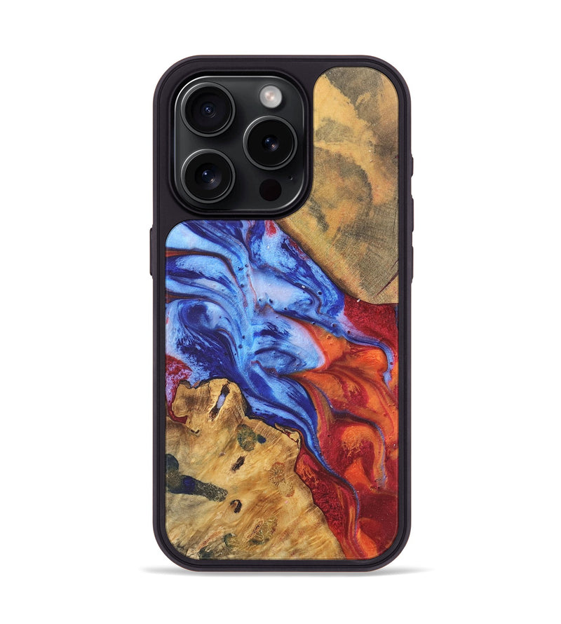 iPhone 15 Pro Wood Phone Case - Sloane (Fire & Ice, 737542)