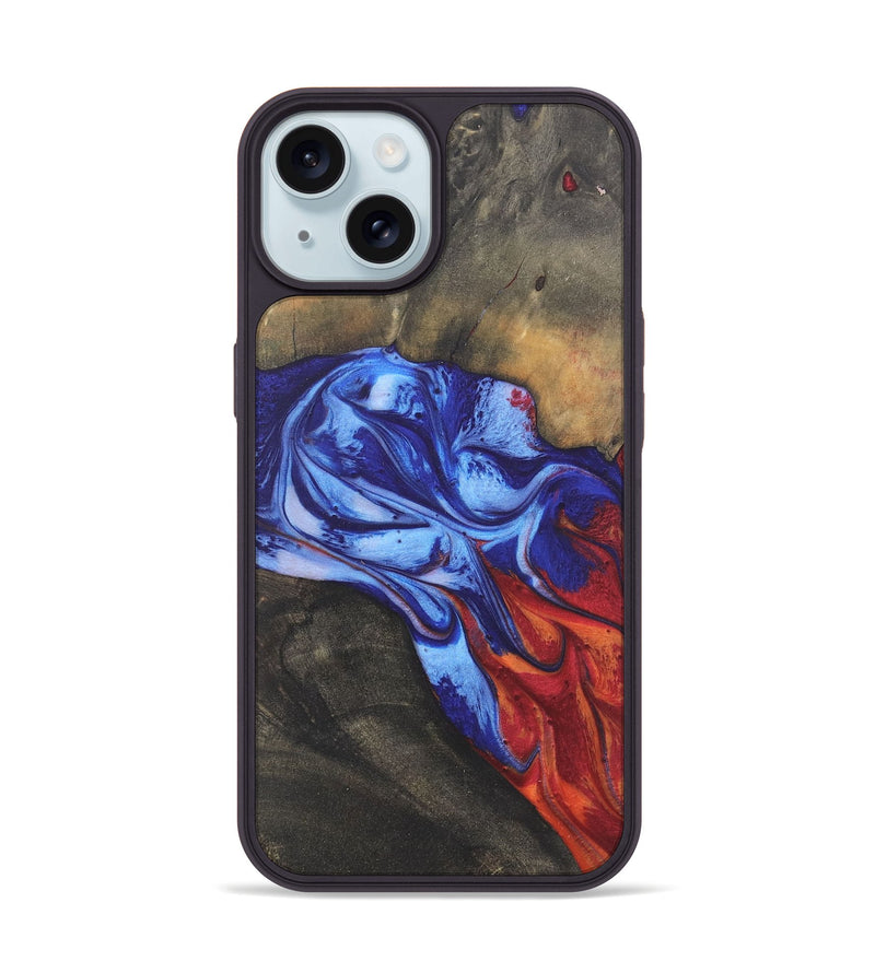iPhone 15 Wood Phone Case - Faina (Fire & Ice, 737545)