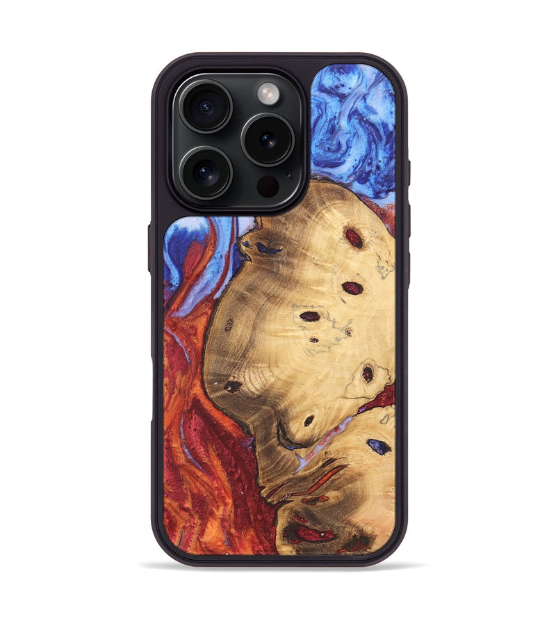 iPhone 16 Pro Wood Phone Case - Jawad (Fire & Ice, 737558)