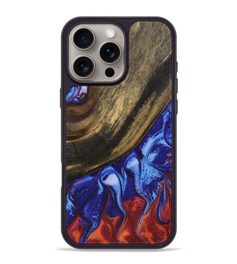 iPhone 16 Pro Max Wood Phone Case - Fremont (Fire & Ice, 737561)
