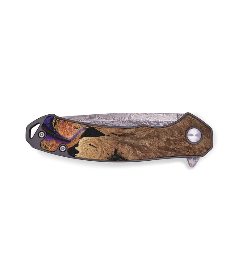 EDC Wood Pocket Knife - Tatsman (Purple, 737577)