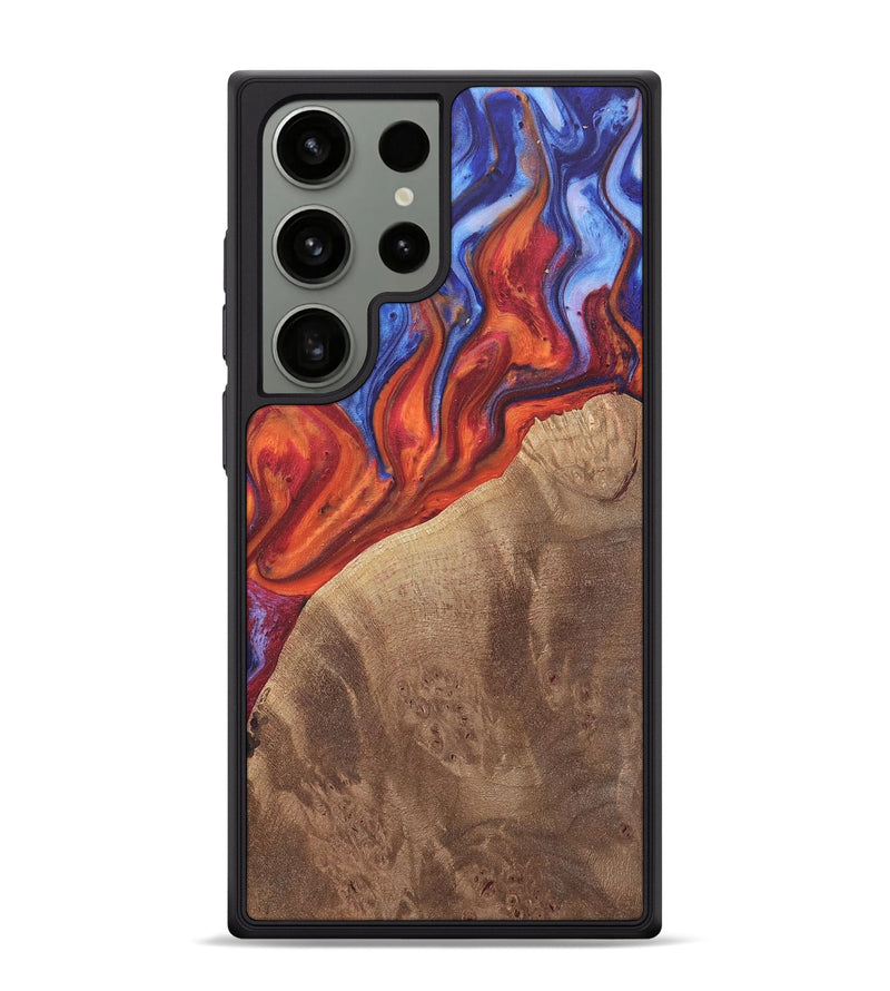 Galaxy S24 Ultra Wood Phone Case - Toyanne (Fire & Ice, 737582)