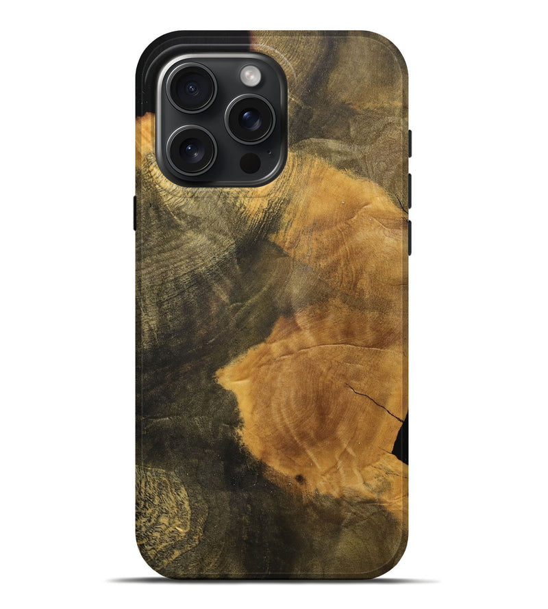iPhone 16 Pro Max Wood Live Edge Phone Case - Carsen (Wood Burl, 737672)