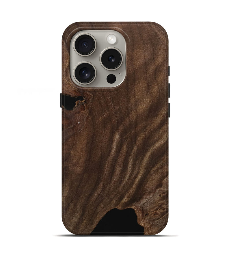 iPhone 16 Pro Wood Live Edge Phone Case - Ottis (Wood Burl, 737675)