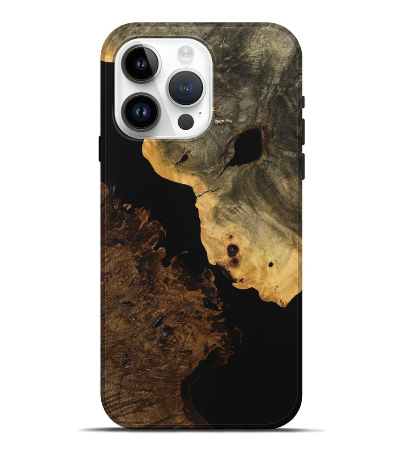 iPhone 15 Pro Max Wood Live Edge Phone Case - Artis (Wood Burl, 737688)